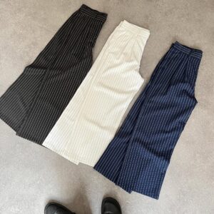 pleated wideleg pants (copy)